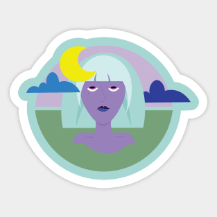 night queen Sticker